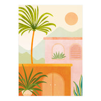 Tropical Mountain Village (Print Only)