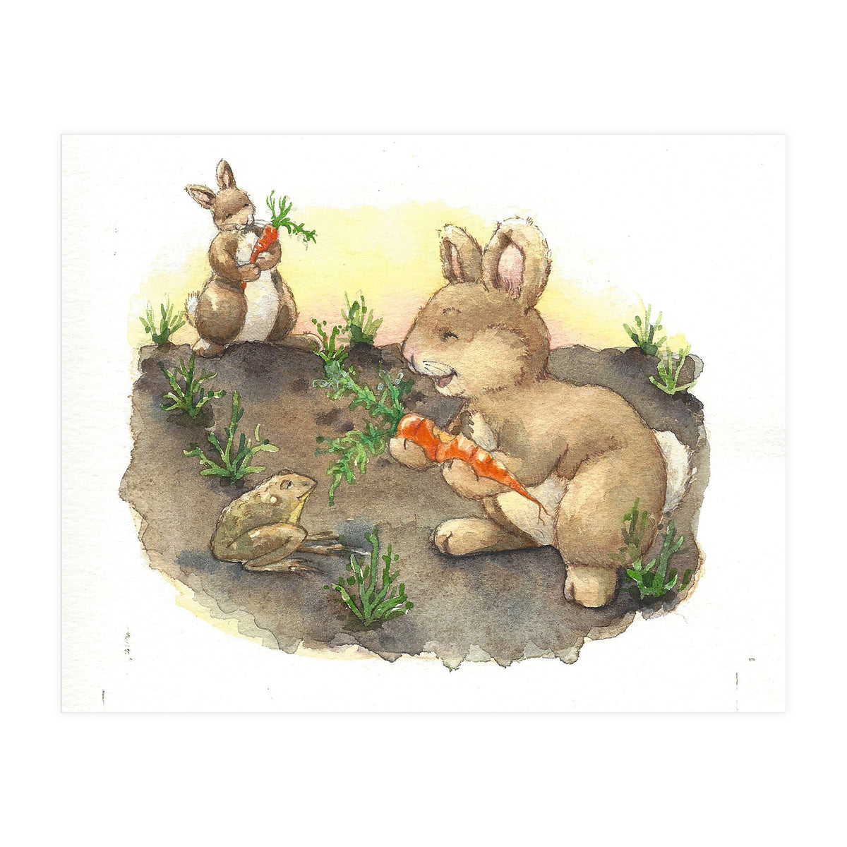 Harvesting Bunnies (Print Only)