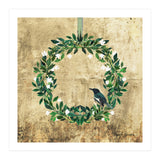 Wreath #White Flowers & Bird #Royal collection (Print Only) thumbnail