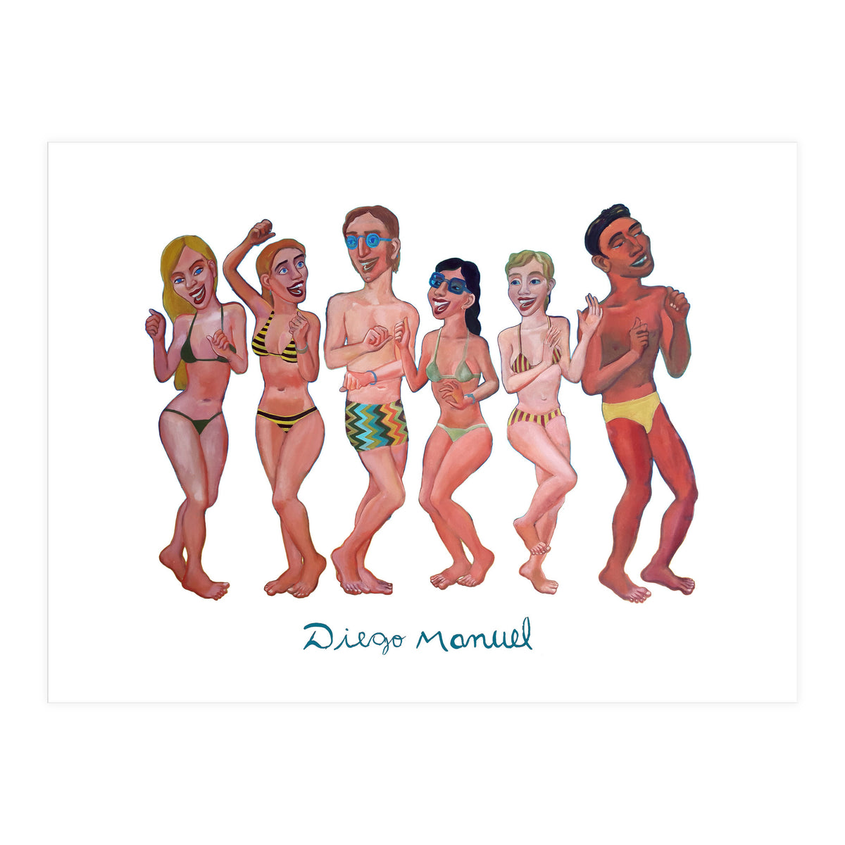 Fiesta En La Playa 6 (Print Only)