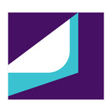 Geometric Shapes No. 22 - teal & purple (Print Only) thumbnail