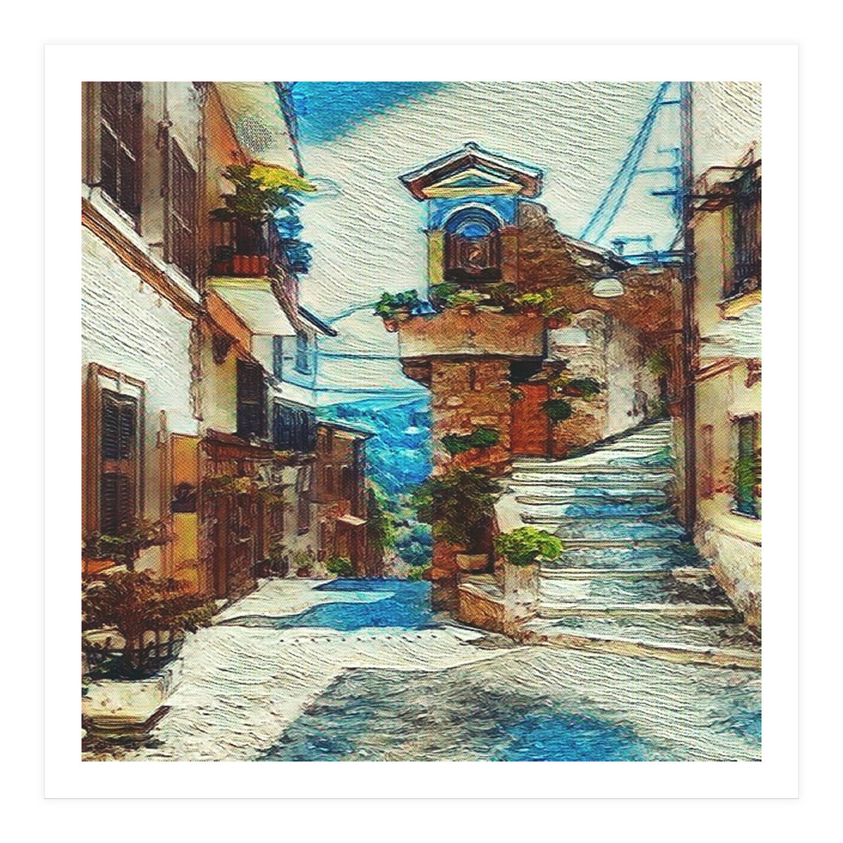 An Italian Neighborhood (Print Only)