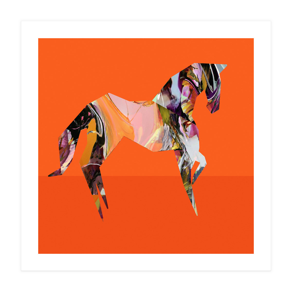 Crazy Ab Horse (Print Only)