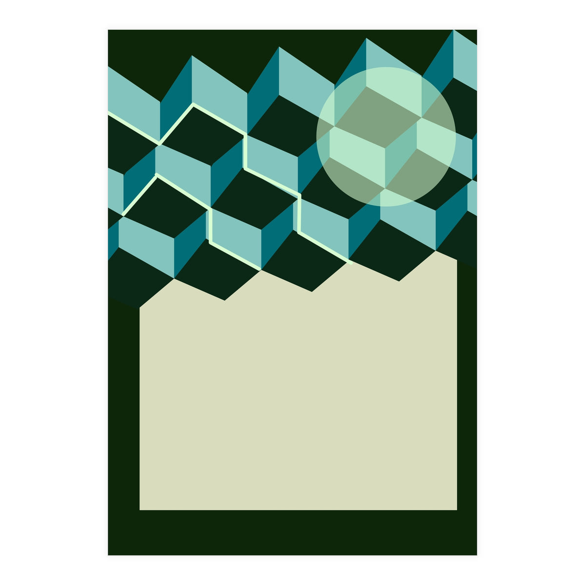 Aurora In The Mountains (Print Only)