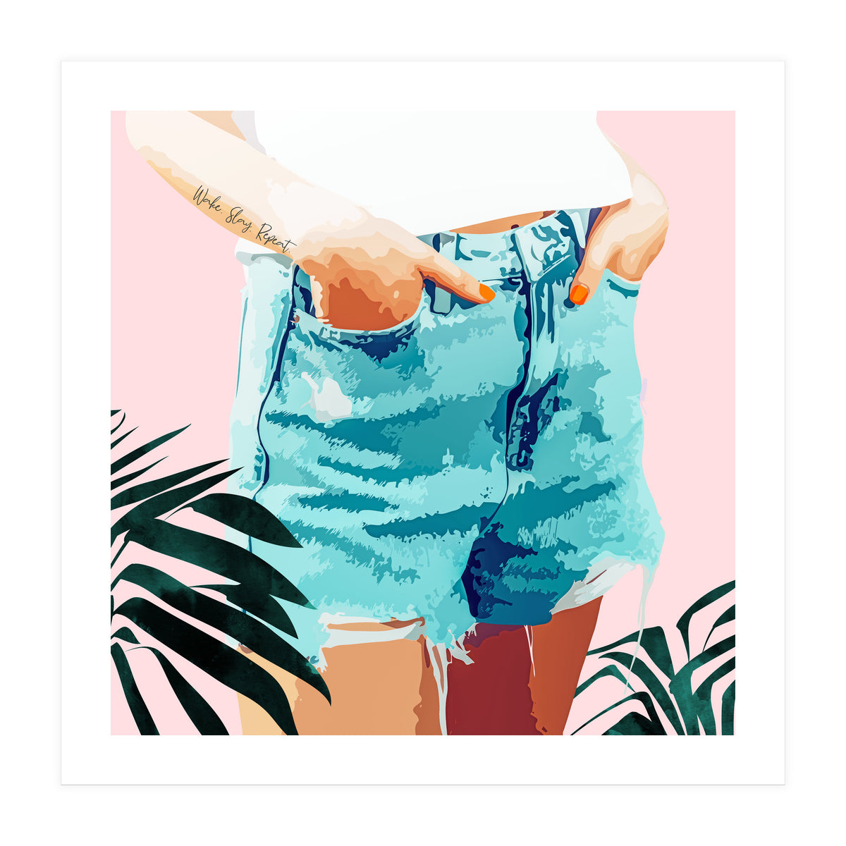 Wake. Slay. Repeat. (Print Only)