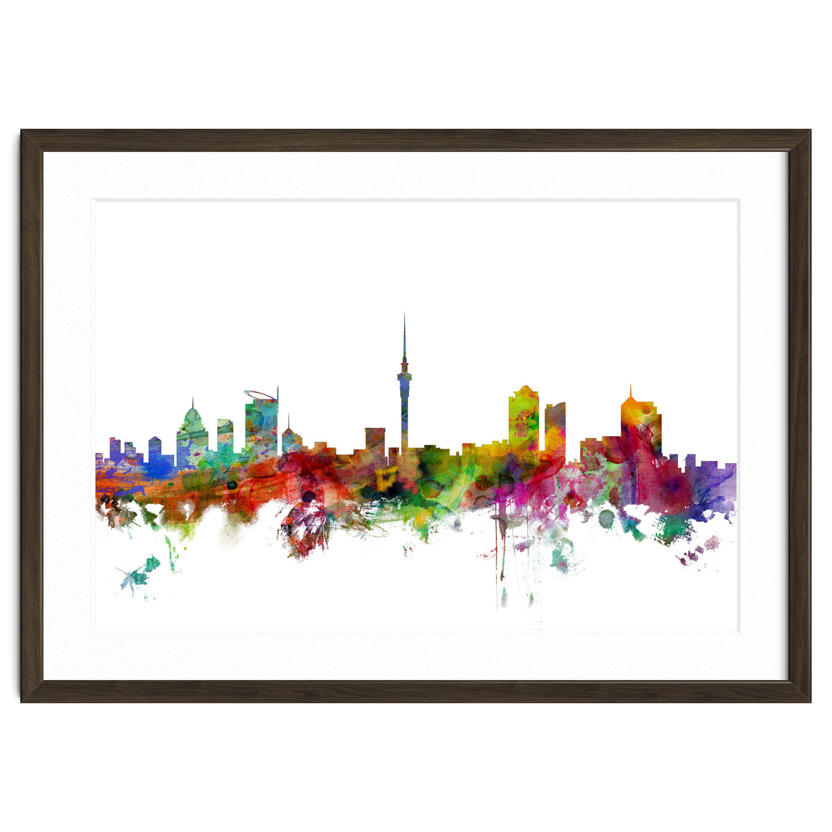 Auckland New Zealand Skyline