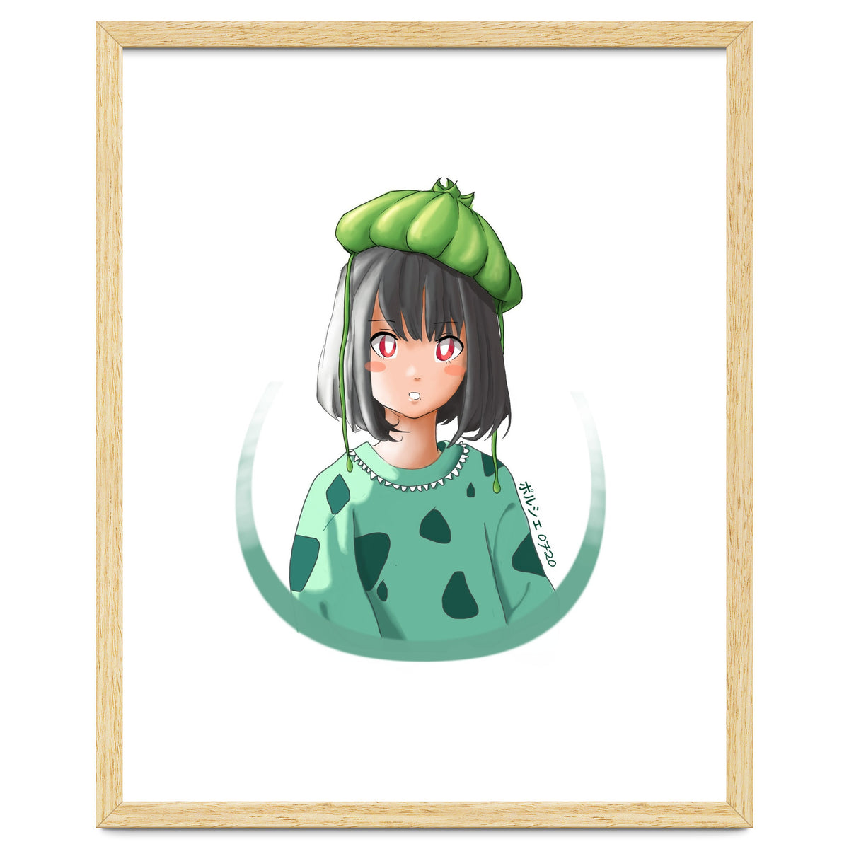 Porkitou: Human Bulbasaur