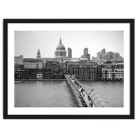 London St Pauls And Millennium Bridge
