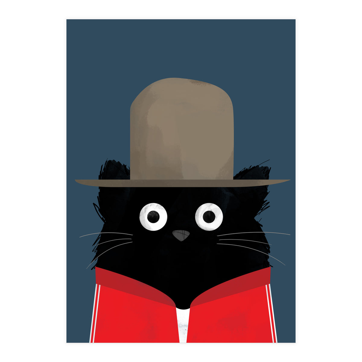 Doozal Cat Pharrell (Print Only)