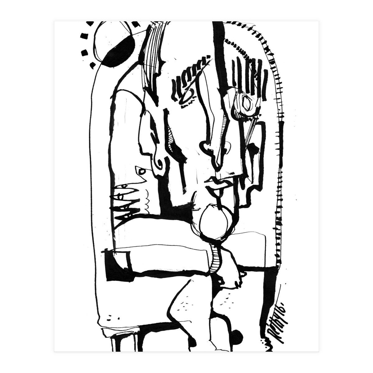 Freezing in Sunlight - b&w (Print Only)