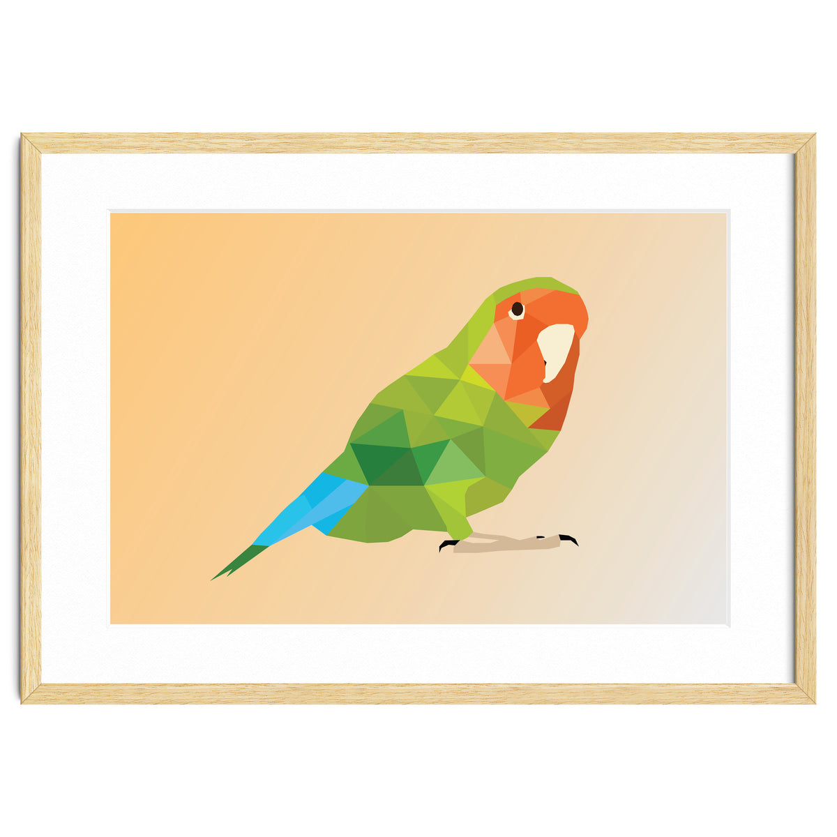Parrot Low Poly Art