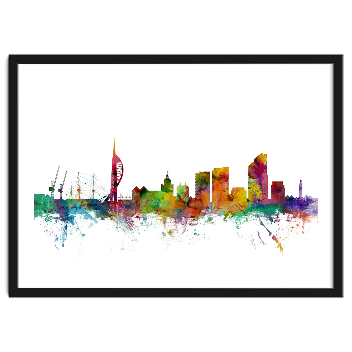 Portsmouth England Skyline