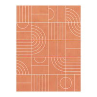 My Favorite Geometric Patterns No.23 - Coral (Print Only)