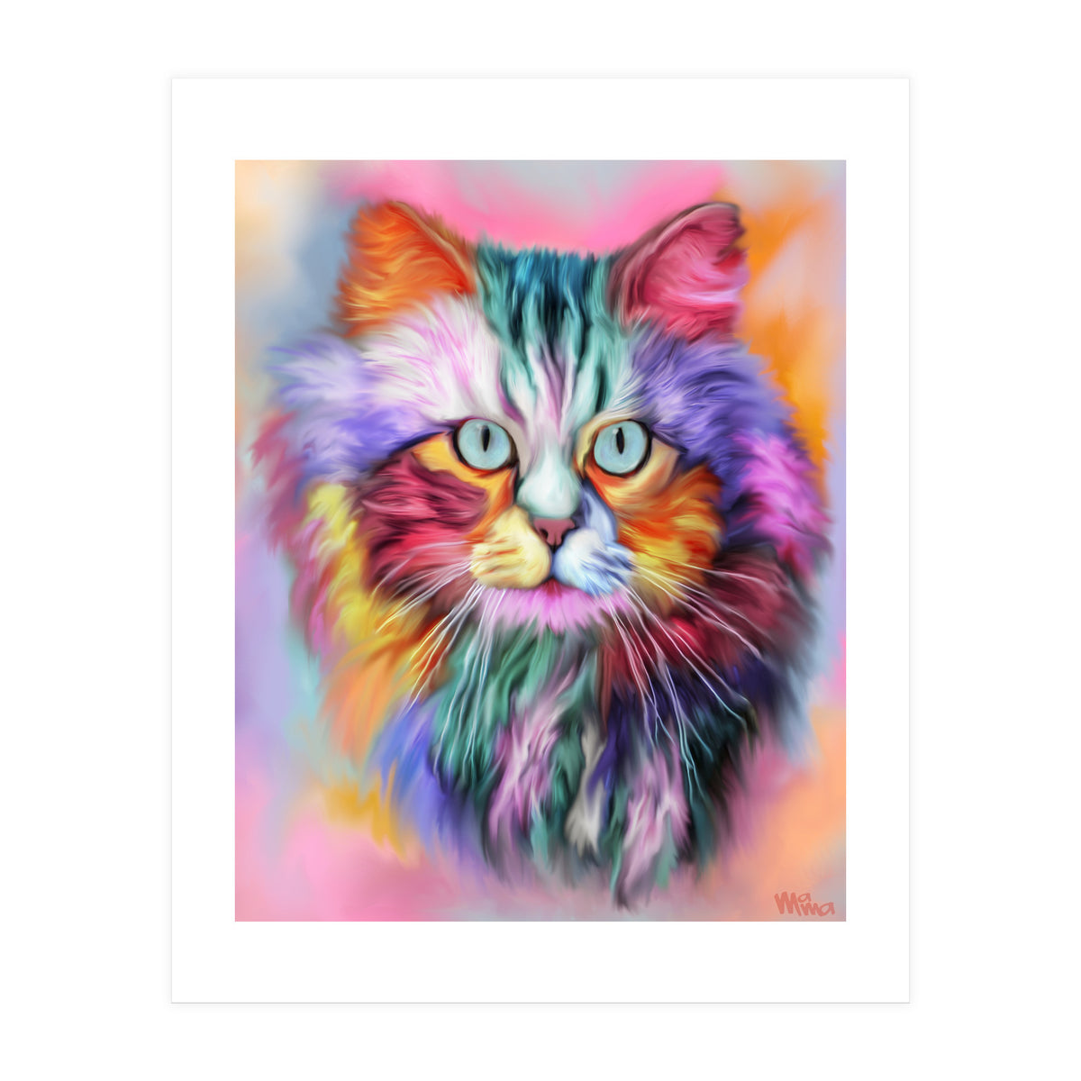 Rainbow Cat (Print Only)