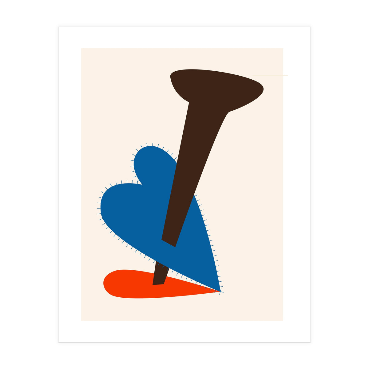 Blue Heart (Print Only)