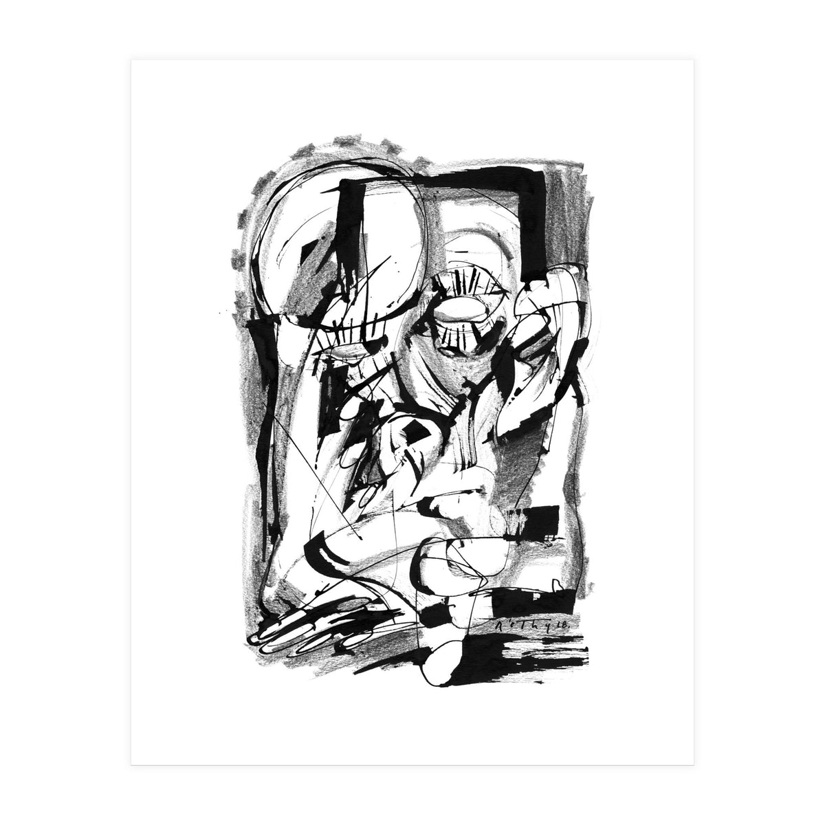 Power of the Mind - b&w (Print Only)