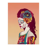 Mexican Skull Lady (Print Only) thumbnail