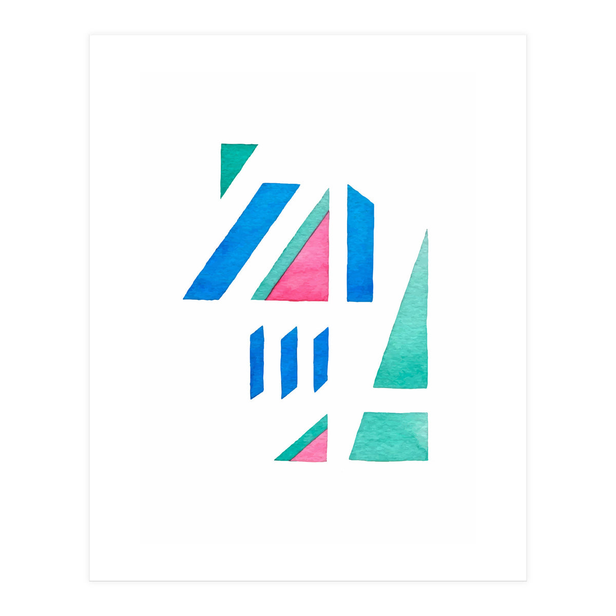 Modern Abstract Watercolor (Print Only)