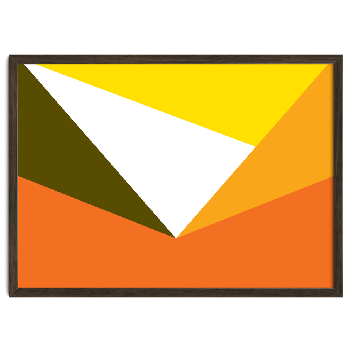 Geometric Shapes No. 58 - yellow & orange
