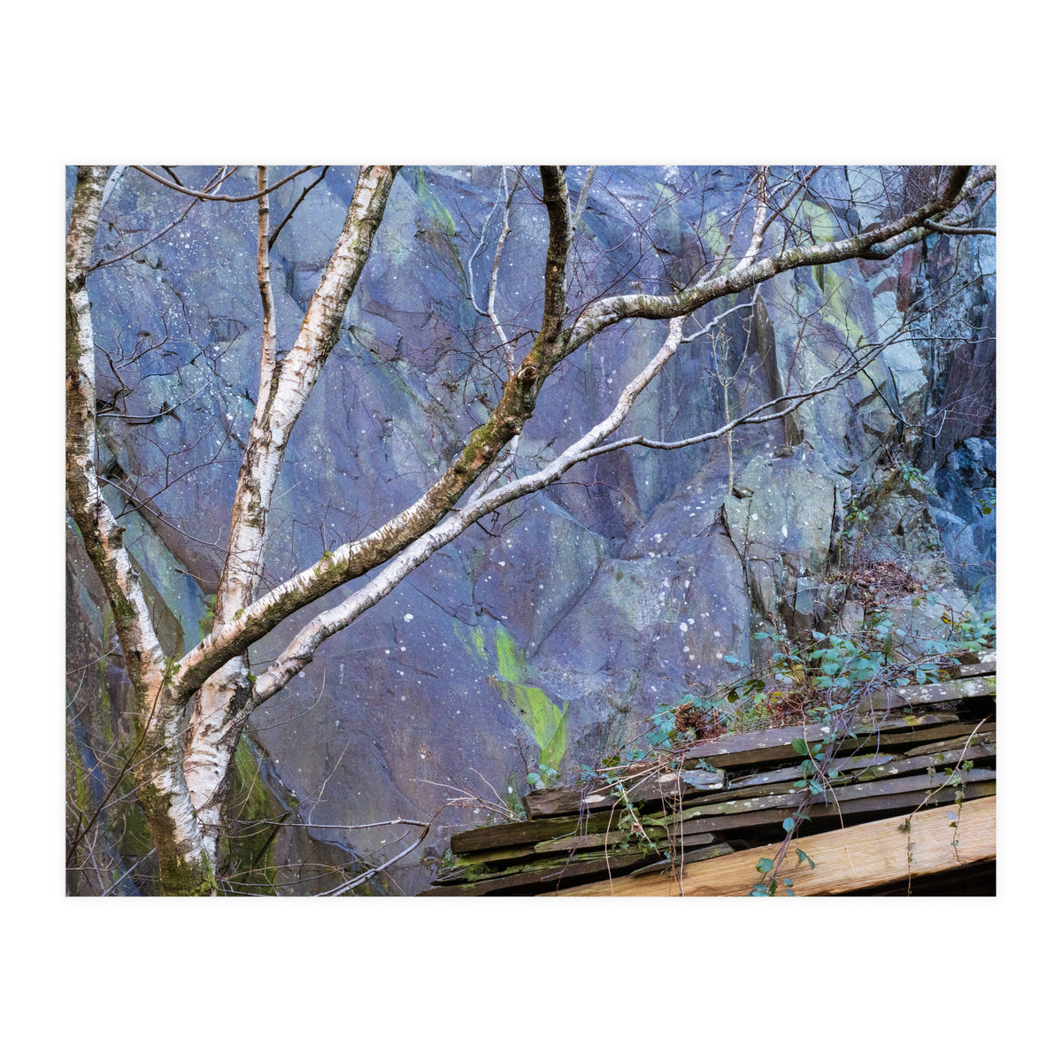 Dinorwic slate quarries in Llanberis, Wales, 3 (Print Only)