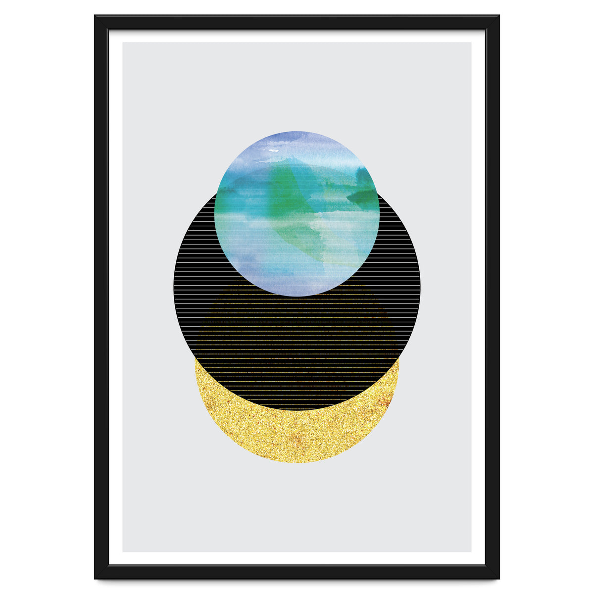 Underwater Sunset Abstract