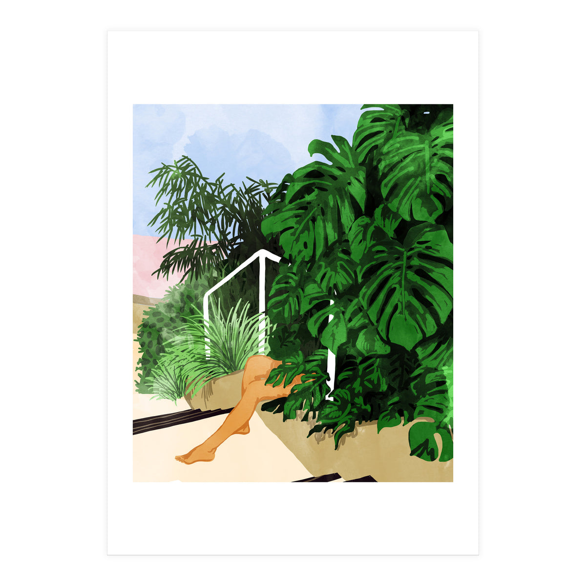 Hiding In Green (Print Only)