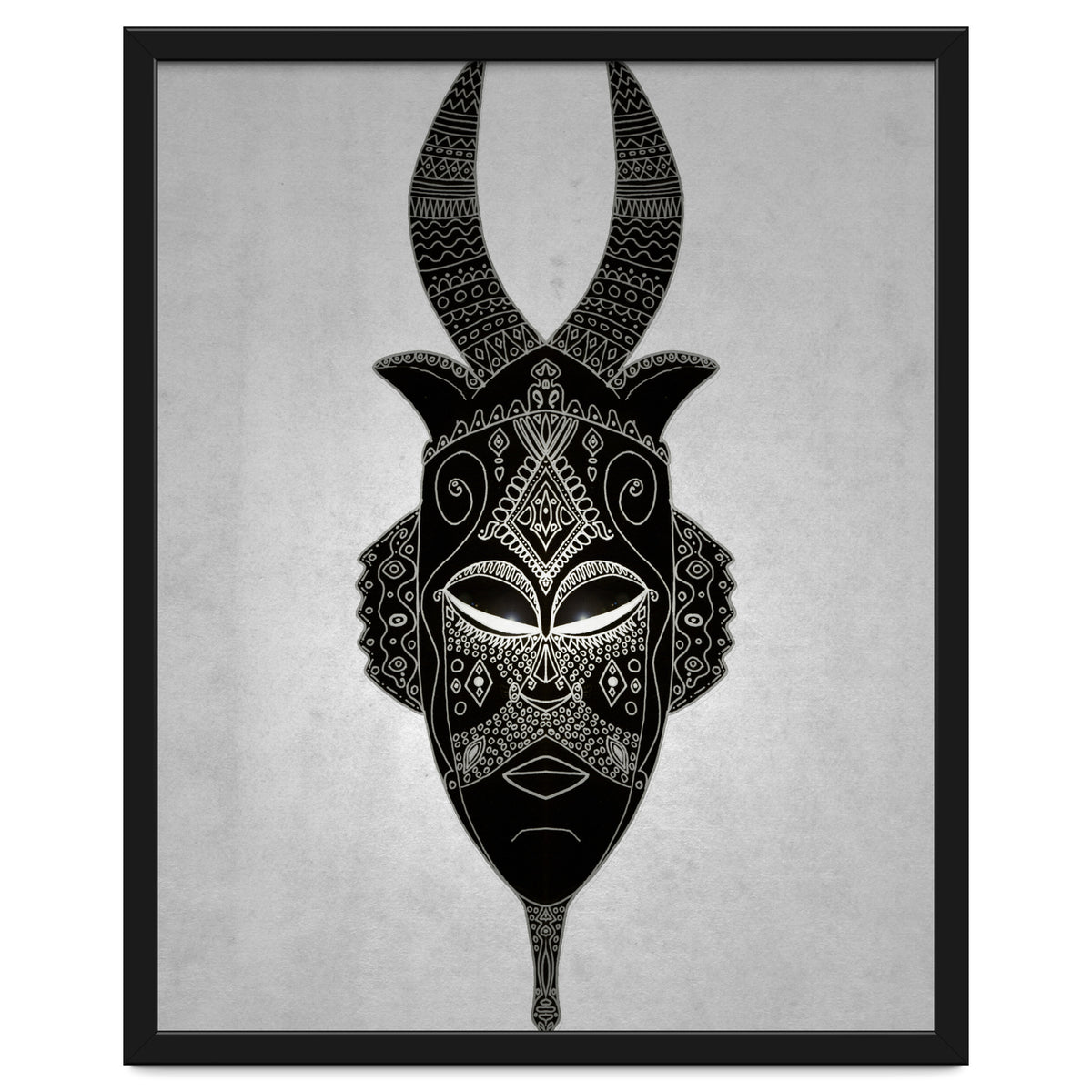 Horned Tribal Mask