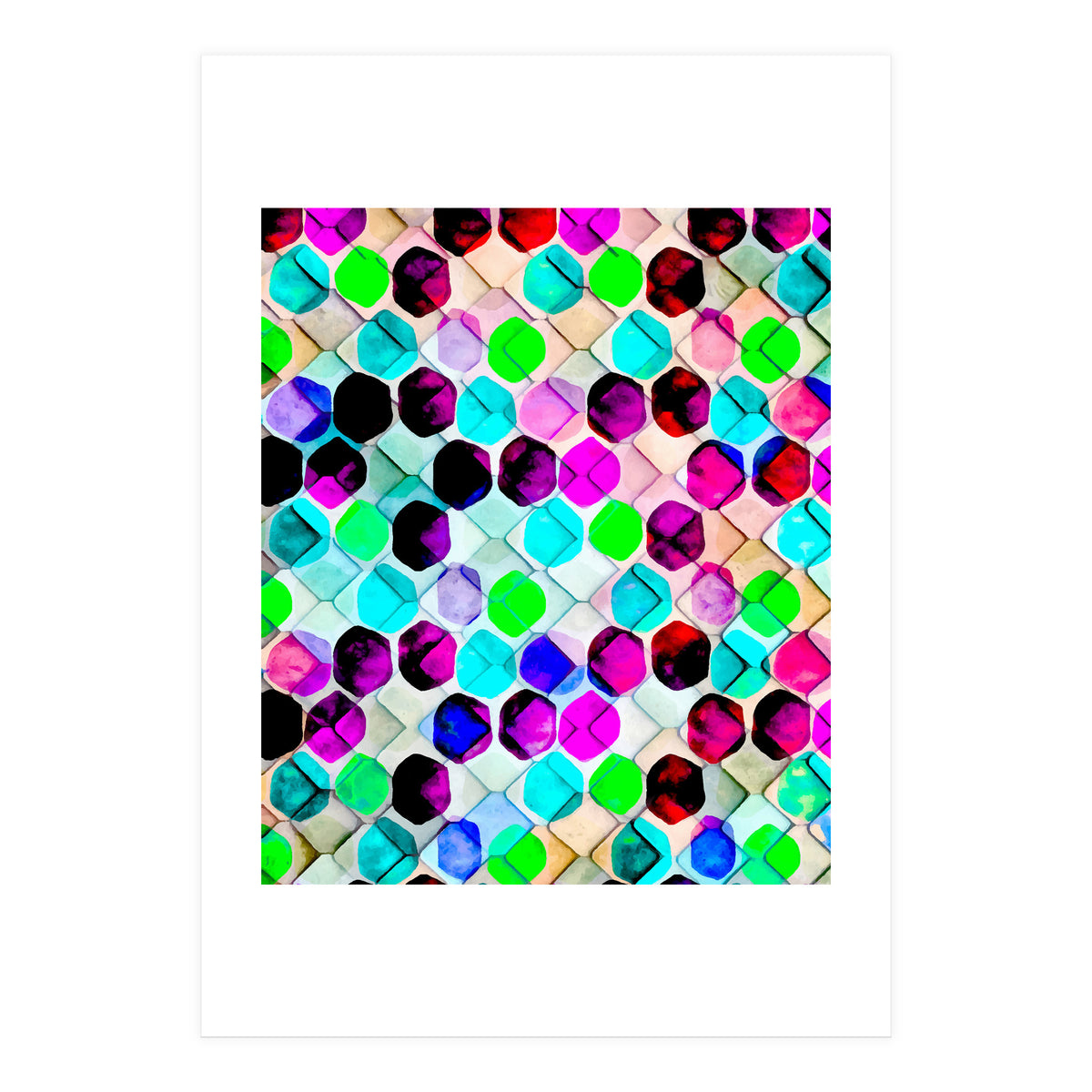Irregular Hexagons (Print Only)
