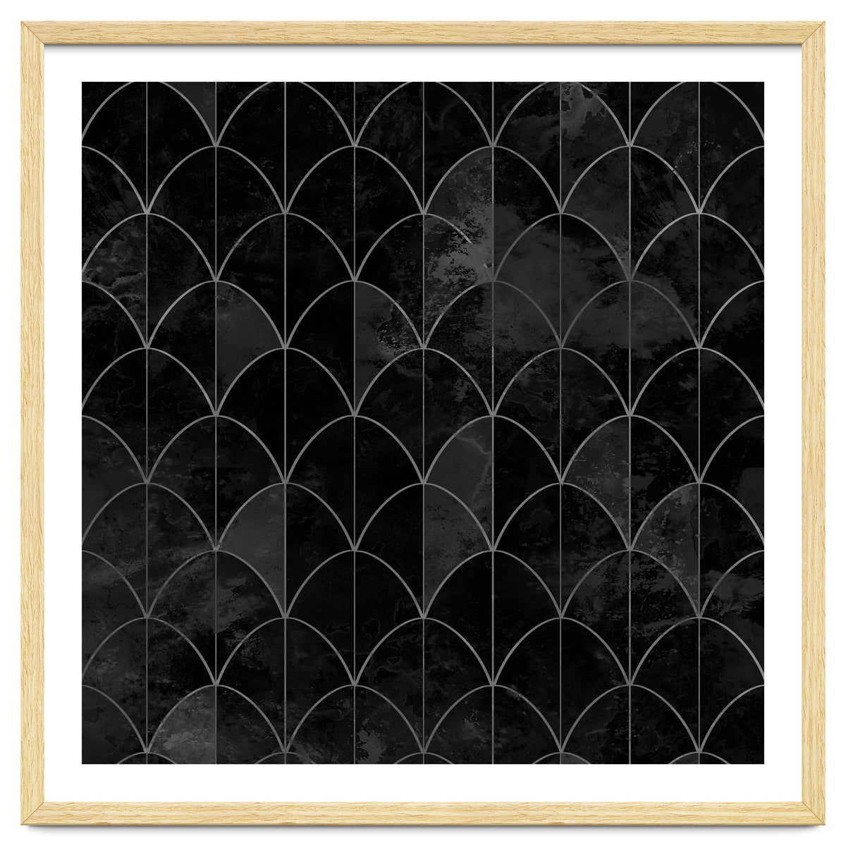 Mermaid scales. Black and white