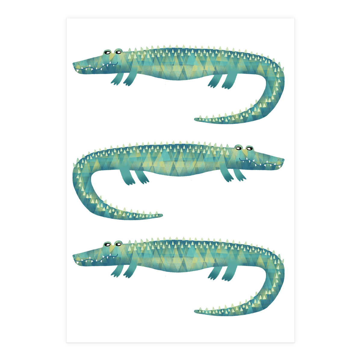 Alligator Trio (Print Only)