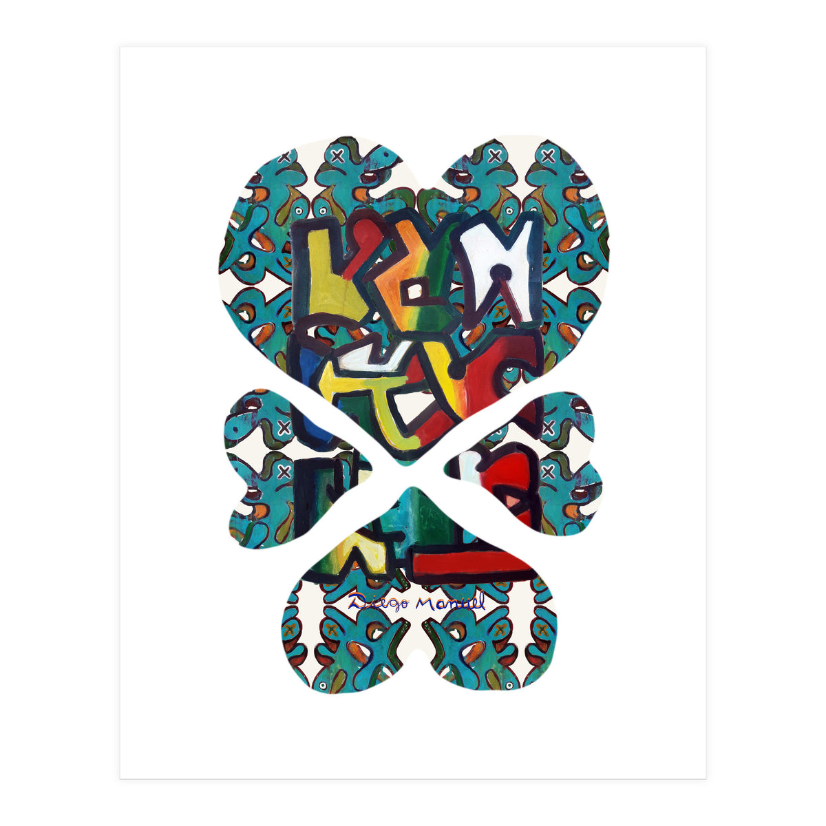 4 Corazones 7  (Print Only)