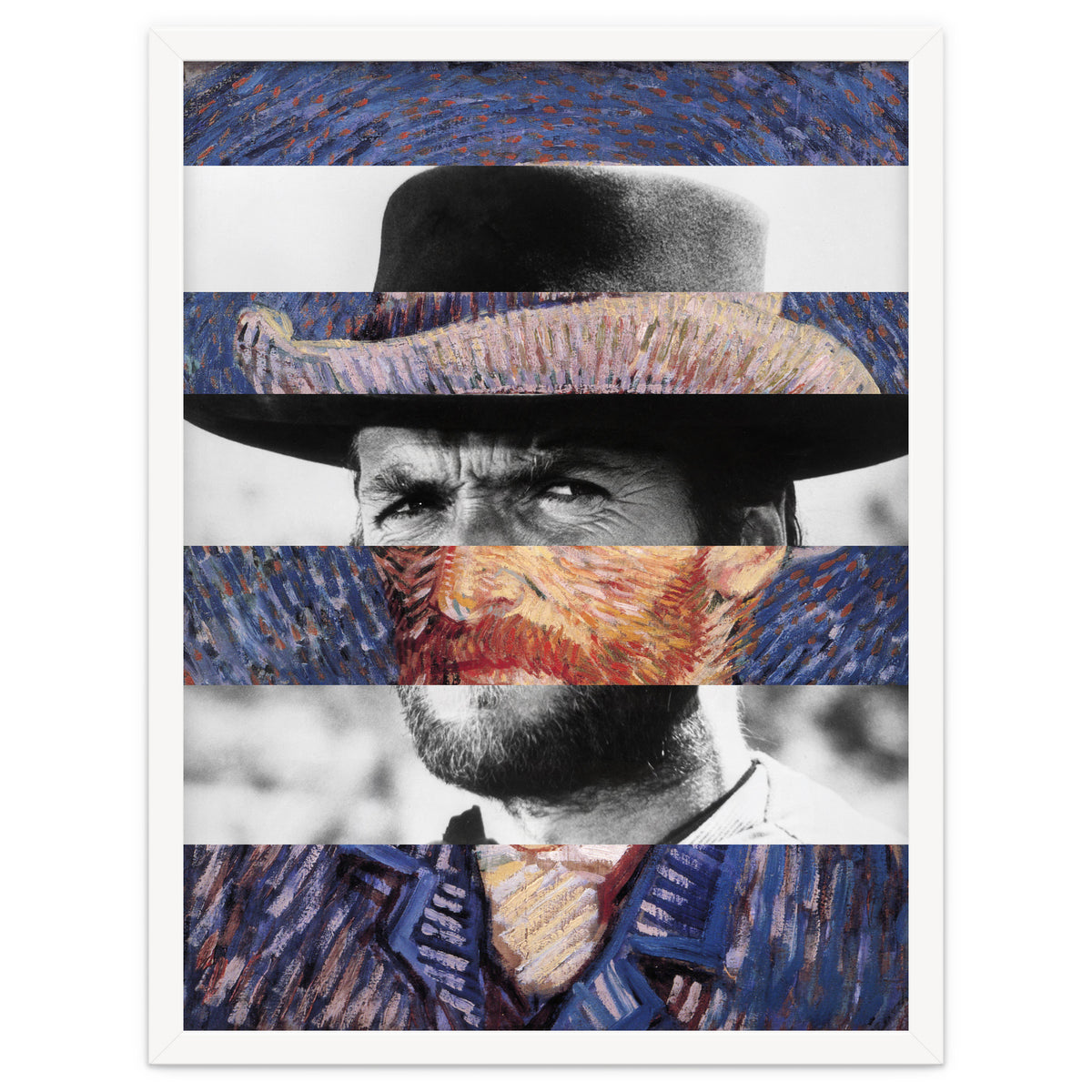 Van Gogh's Self Portrait & Clint Eastwood