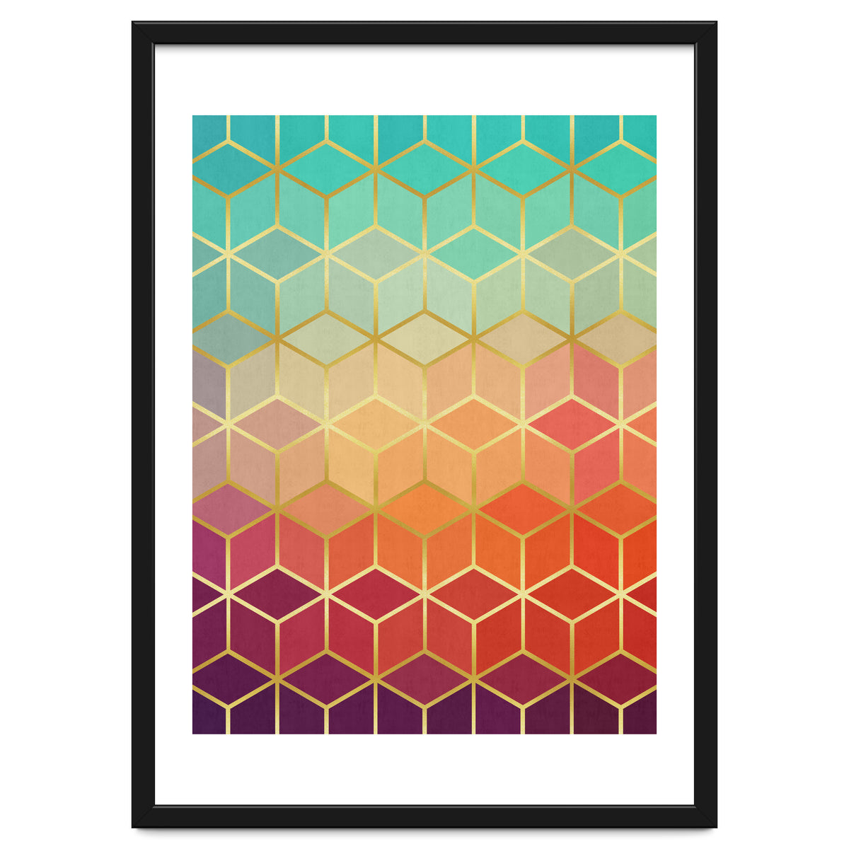 Colorful and golden pattern II