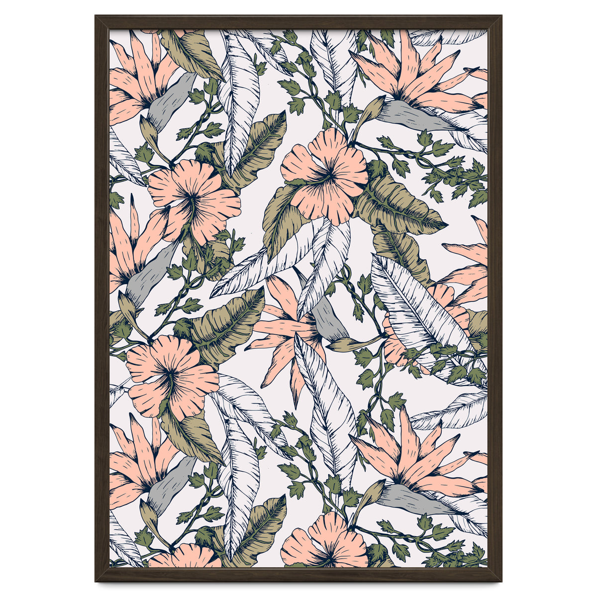Tropical pattern pastel