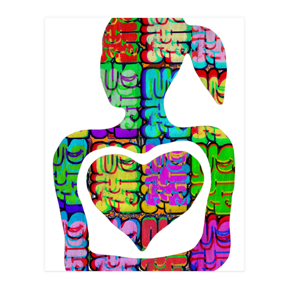 Mujer Digital 3 2  (Print Only)