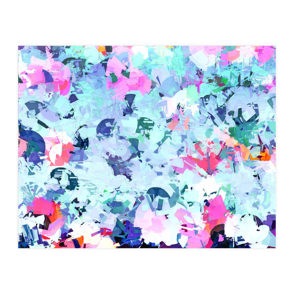 Modern City Abstract (Print Only)