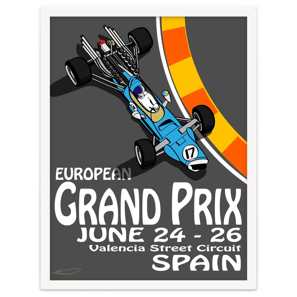 European Grand Prix poster