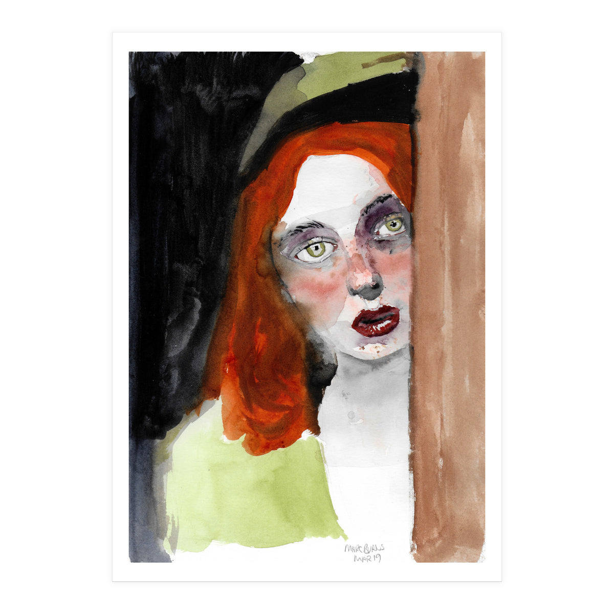 Untitled #017 - Woman with red hair (Print Only)