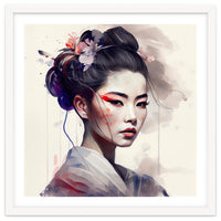 Watercolor Modern Geisha #8