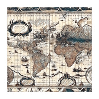 Antique Mapa Mundi revisited (Print Only)