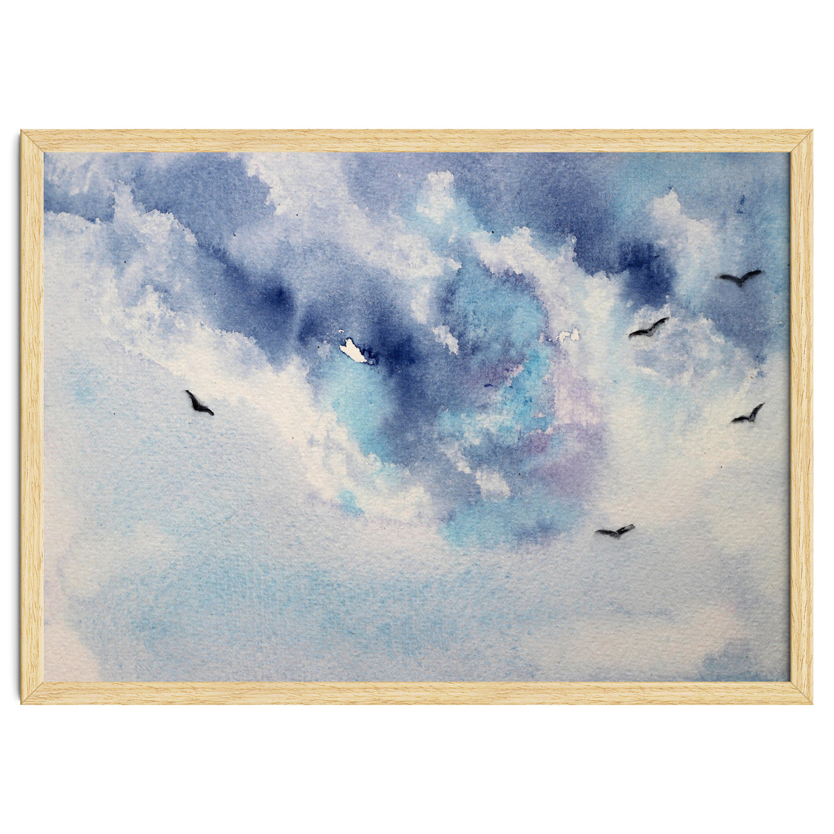 Dramatic sky || watercolor