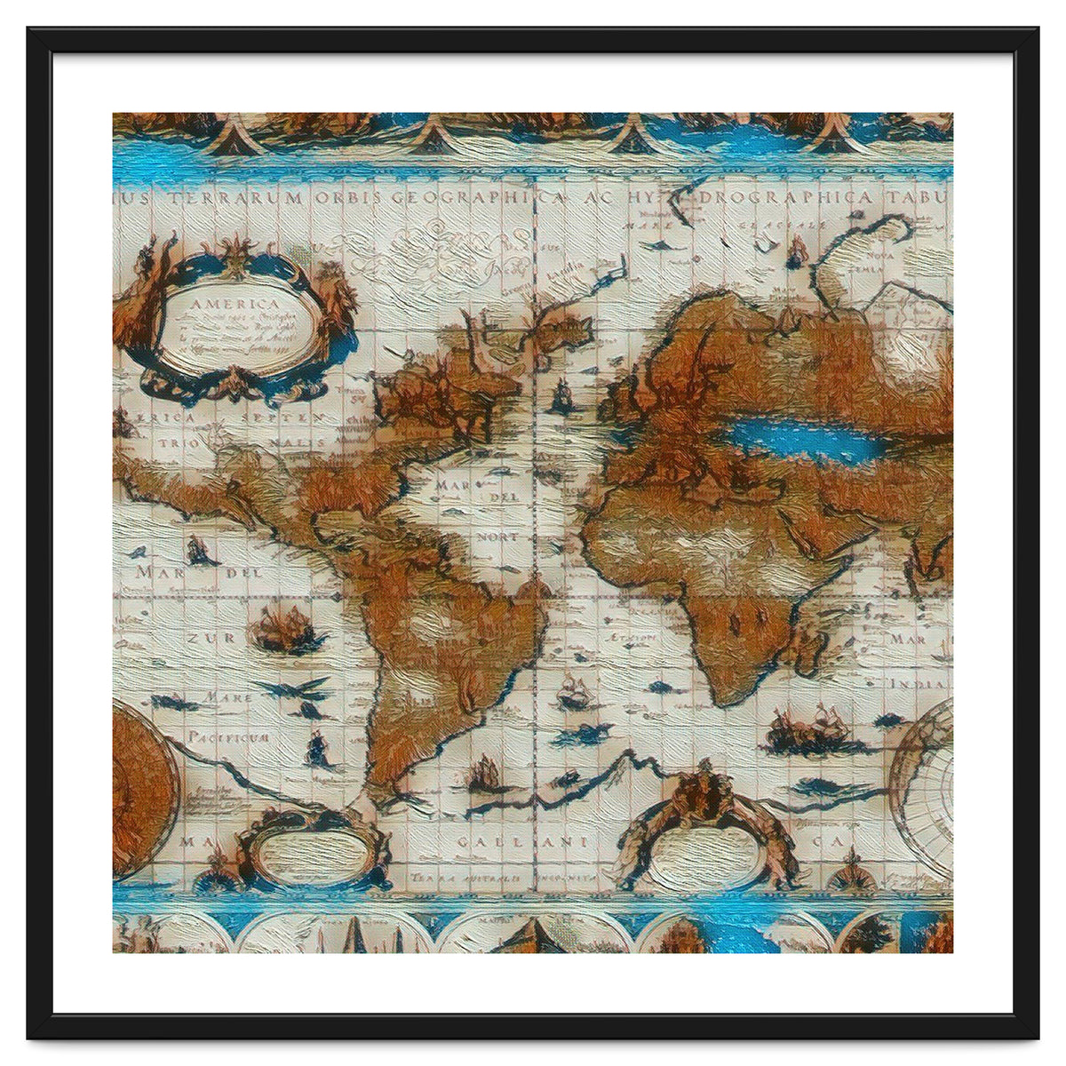 Vintage Mapa Mundi revisited