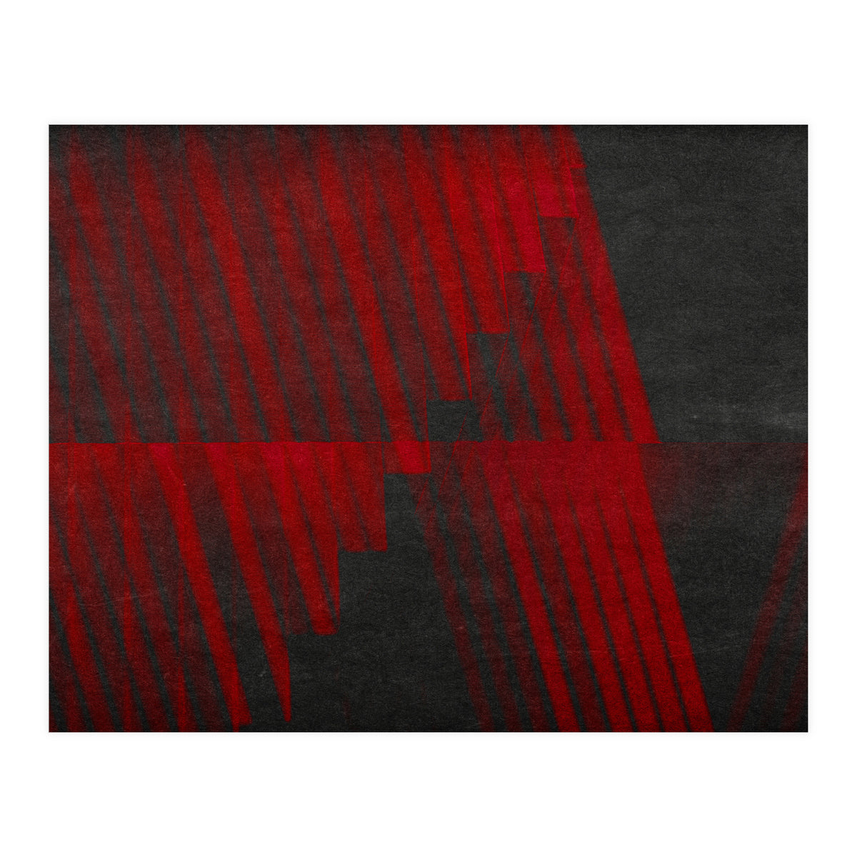 Rojo Y Gris 3 (Print Only)