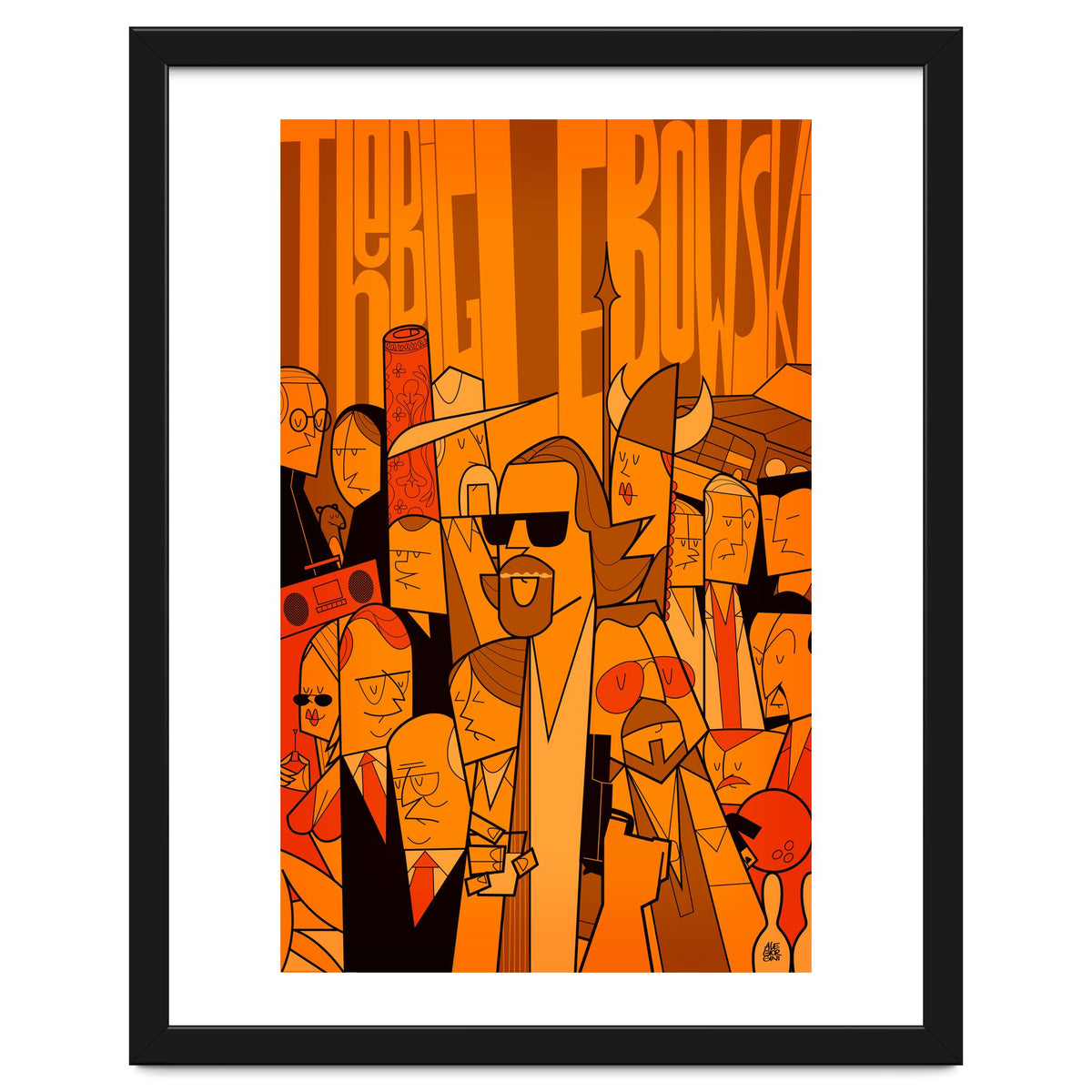 The Big Lebowski Alternative Movie Poster