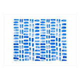 Blue abstract rectangles (Print Only) thumbnail