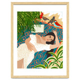 Beach. Read. Sleep. | Boho Woman Sea Beachy Travel | Summer Birds Sand Picnic Ocean Vacation thumbnail