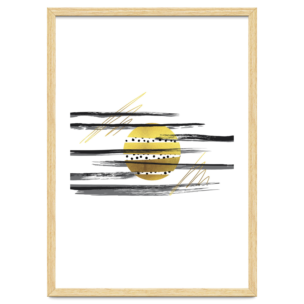 Deco Lines No. 3 – Full Moon