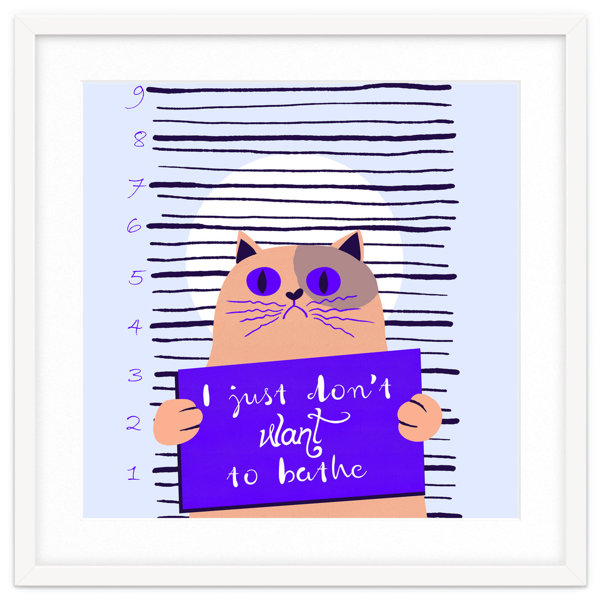 I just don't want to bathe