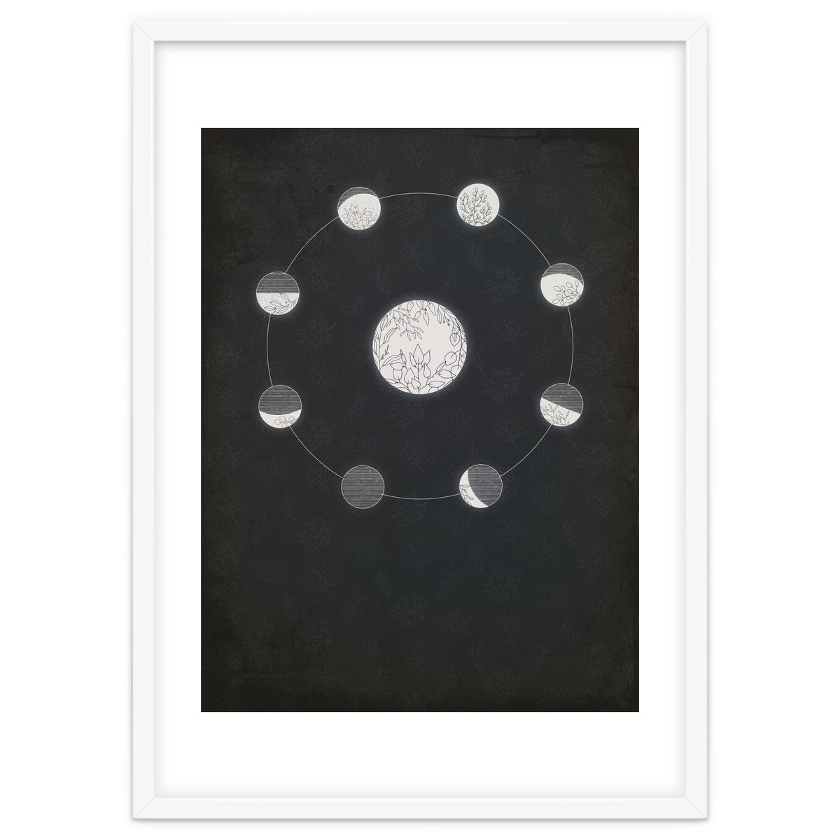 Floral moon phases