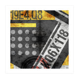 Abstract Industrial Black And Yellow (Print Only) thumbnail